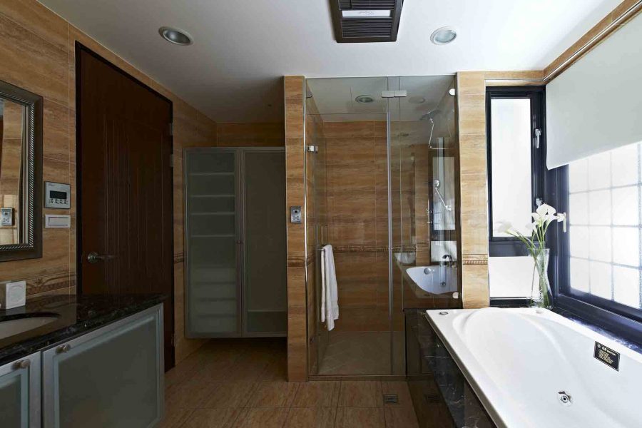 系統家具也能建造天堂般享受的浴室